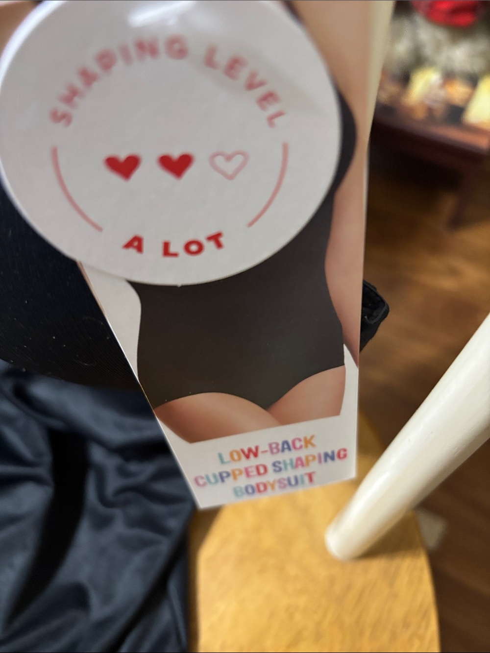 Assets by Spanx Black Wear-4-Ways Shaping Bodysuit - Picture 2 of 7